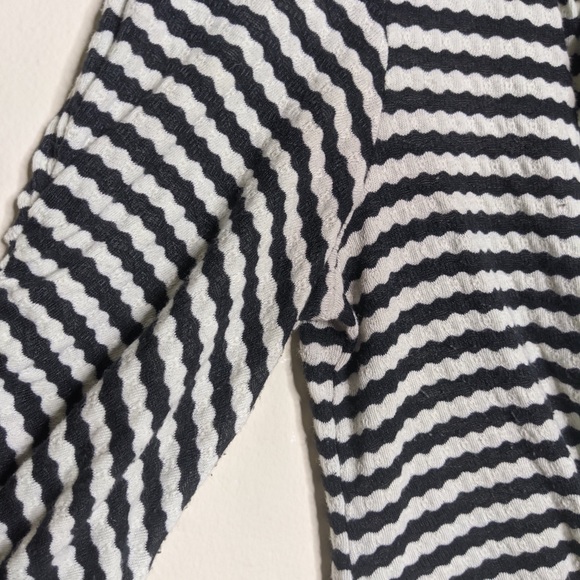 Anthro ONE SEPTEMBER Galicia Striped Peplum Top - Picture 4 of 7